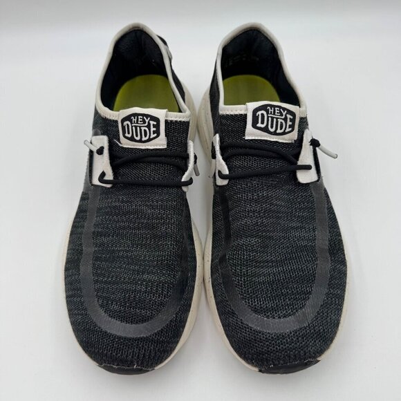 Hey Dude Sirocco Sport Mode Slip-On Black Mens Casual Shoes Size 11